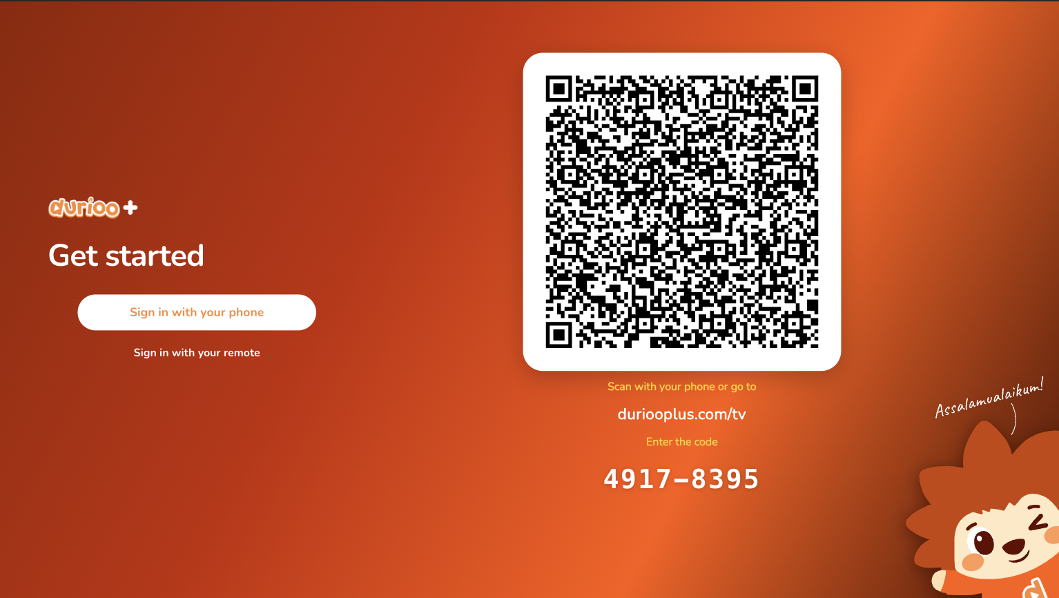 QR Login flow diagram showing Roku QR screen, mobile authentication, and TV auto-login